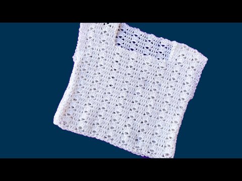 You Won’t Believe How Easy This All Sizes Crochet Shirt Is!