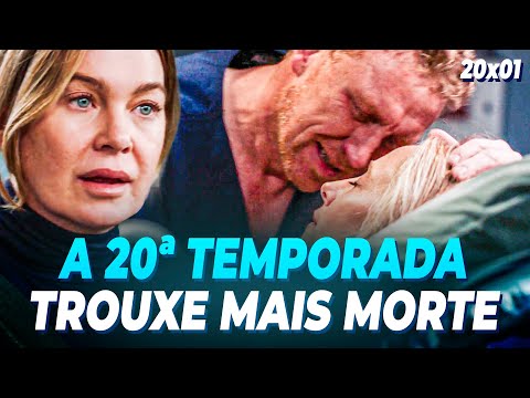 MEREDITH GREY PASSOU DE TODOS OS LIMITES! O QUE VAI SER DO OWEN AGORA? | Grey's Anatomy 20x01
