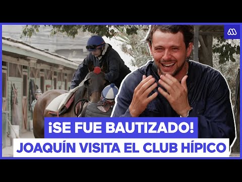 ¡Y se fue bautizado! Joaquín Méndez visita el Club Hípico de Santiago | Acceso a lo Nuestro