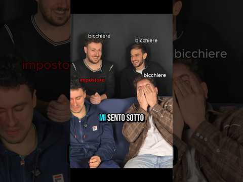 L'IMPOSTORE DEL BICCHIERE #amongus #impostor #commedy