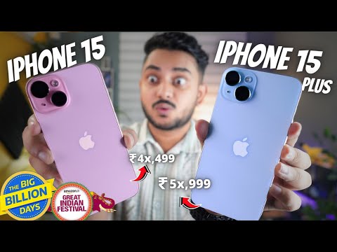 iPhone 15 vs iPhone 15 Plus in 2024 - Camera, Battery Life & Performance | BBD sale & Amazon Sale 🔥🔥