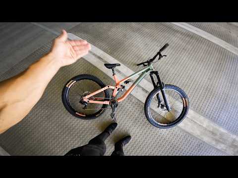 Mit neuem Freeride Bike im Home-Bikepark! (E Bike in Jena)