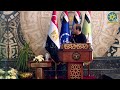 السيد الرئيس عبد الفتاح السيسي يقوم بزيارة تفقدية للأكاديمية العسكرية المصرية