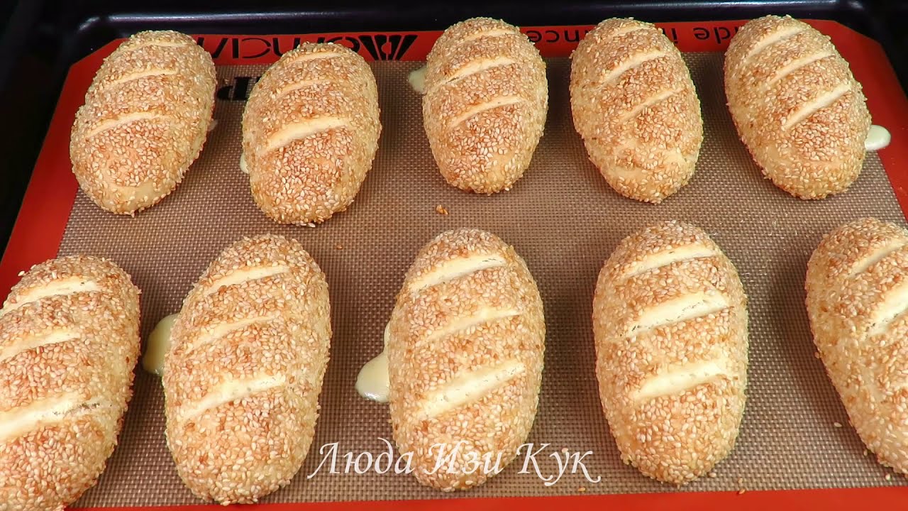 Кунжутные БУЛОЧКИ с СЫРОМ для завтрака без дрожжей и заморочек булочки идеи завтрака