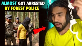 TECHNO GAMERZ ALMOST GOT ARRESTED BY FOREST POLICE | TECHNO GAMERZ GOT IN BIG TROUBLE | UJJWAL