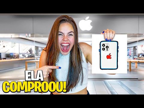 TUDO QUE ELA DESENHAR EU VOU COMPRAR!! Iphone 16 pro max!?