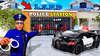 Franklin and Shinchan Joins THE POLICE FORCE in GTA 5 | Franklin Became Police!