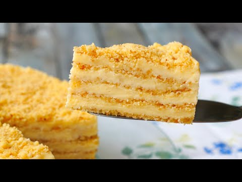 Торт "Пломбир" 🍰 на сковороде | БЕЗ ДУХОВКИ