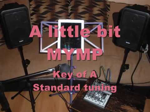 a little bit by MYMP acoustic karaoke backing track