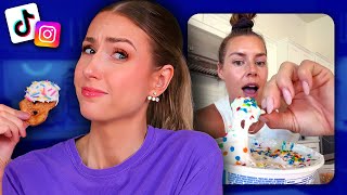 Testing the Most UNUSUAL VIRAL Recipes You Tagged Me In