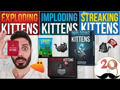 Reseña de Exploding Kittens 2 jugadores en YouTube