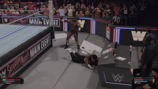 WWE 2K26 Oba Femi vs Roman Reigns 