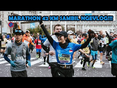 MARATHON 42 KM SAMBIL NGEVLOG!!!