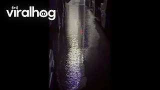Water Leaks onto Plane During Flight || ViralHog