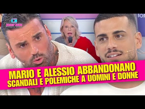 Polemiche a Uomini e Donne: Alessio e Mario Abbandonano il Programma!