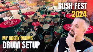 MY DRUM SETUP FOR RUSH FEST BRAZIL 2024 By Gilson Naspolini from Karol & The Snow Dogs Rush Tribute