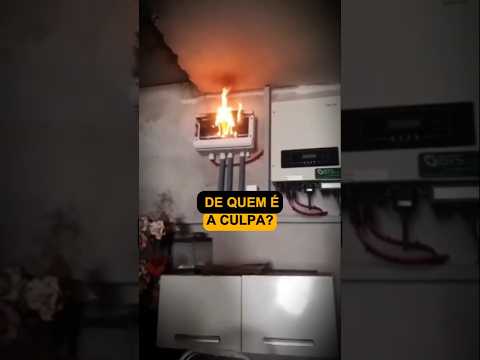 INCÊNDIO na ENERGIA SOLAR: de quem é a culpa? Será que é da STRING BOX?