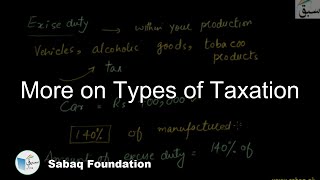 More on Types of Taxation