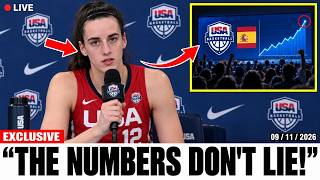 EXCLUSIVE: Caitlin Clark DRIVES Team USA Audience Surge Before Spain - WNBA WATCHING!