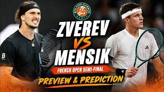 Jakub Mensik vs Alexander Zverev French Open 2026 | Roland Garros 🔴