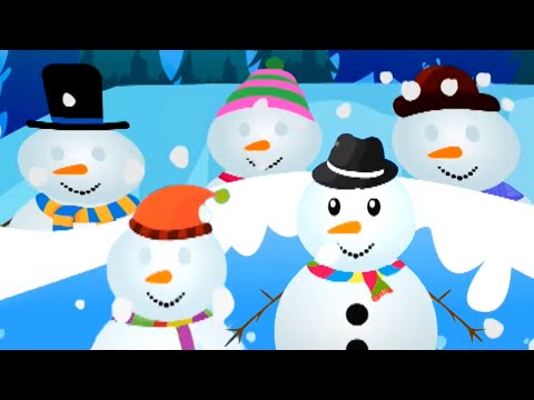 Five Little Snowmen Christmas Song and Nursery Rhymes for Kids