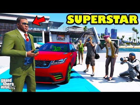 Franklin Become Most Famous SUPERSTAR of Los Santos In GTA 5 | SHINCHAN and CHOP