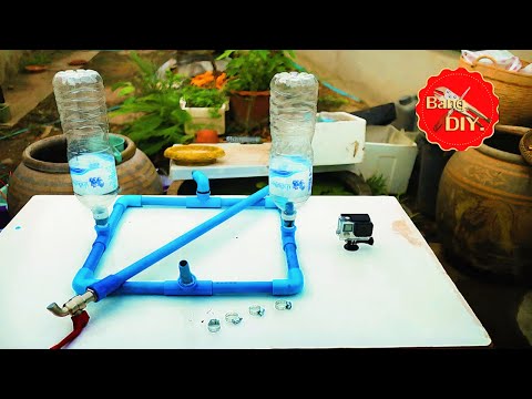 เครื่องฉีดน้ำแรงดันไม่ใช้ไฟฟ้าWater gun Bottle pressure Diy ทำเองง่ายๆByช่างแบงค์ part 1 LearnWithMe