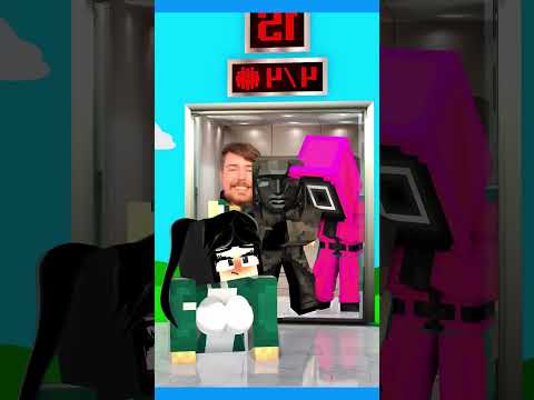 amazing digital circus Rebutan Masuk Lift #minecraft #sakura #shorts