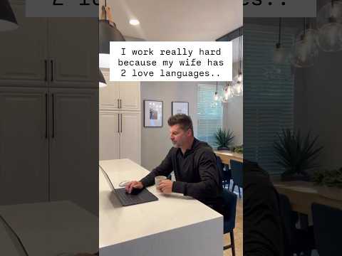 I work really hard because my wife has 2 love languages…. #wifelife #funny #lovelanguage