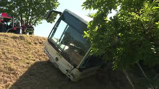 Schwerer Busunfall in Hamburg Neuland