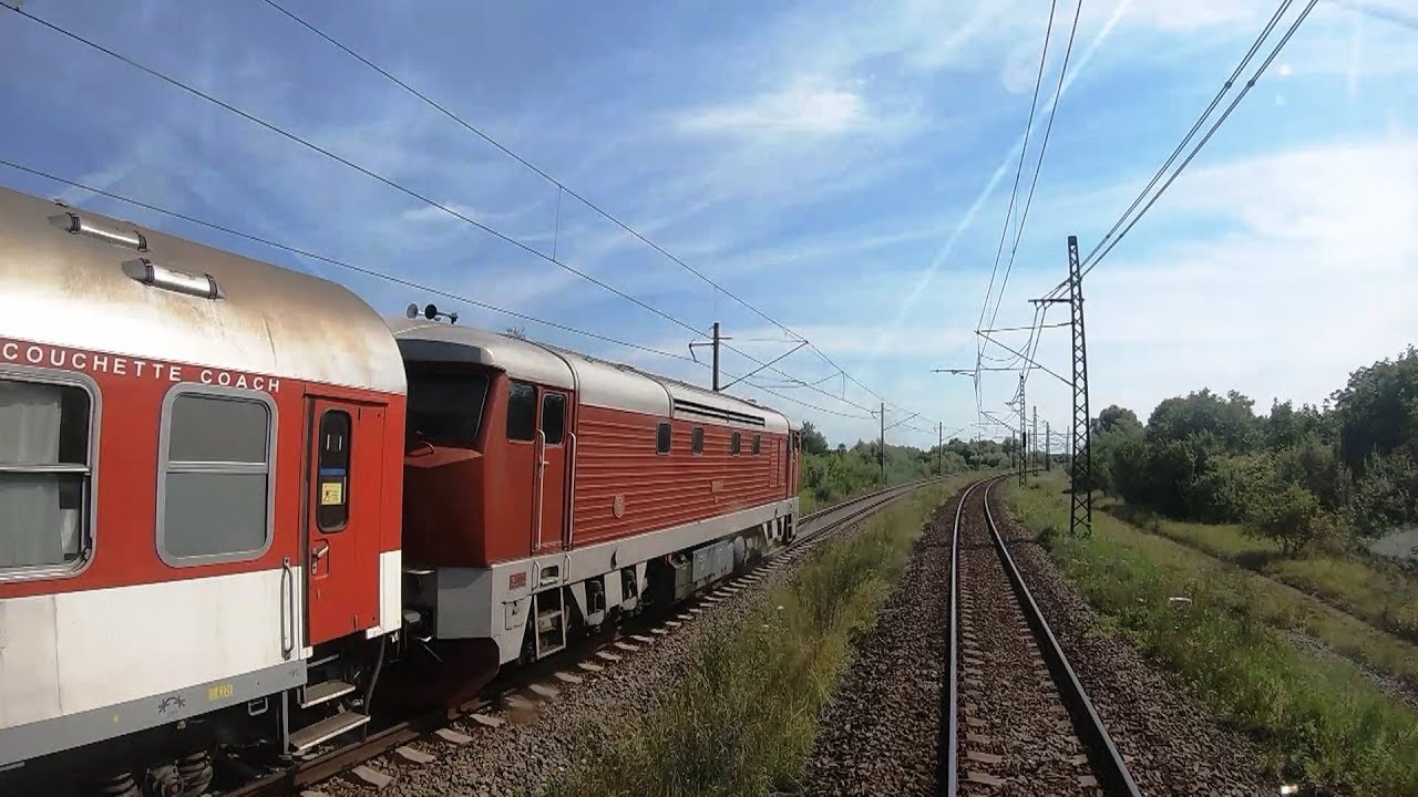 Driver-s Eye View - Broad Gauge Train - Ko-ice to the Ukranian border - Part 1