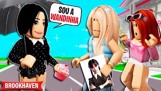 A MENINA QUE FINGIA SER A WANDINHA | Historinhas Brookhaven Roblox | Bibi e Lud