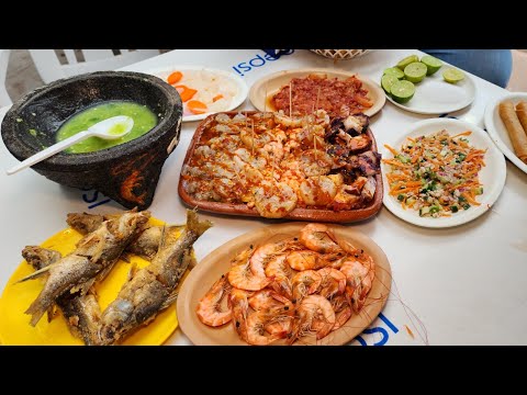 Botana de mariscos en Nayarit