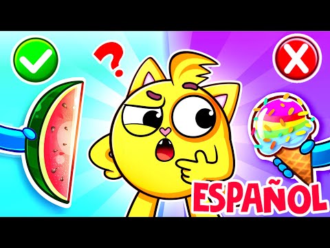 Canción 'Hábitos Alimenticios Saludables' 🍎 | Canciones Infantiles 🐱🐨🐰🦁 por Baby Zoo