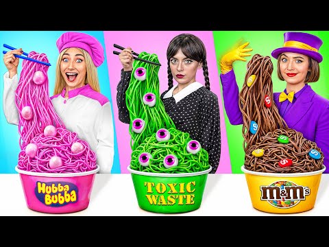 Barbie vs Wednesday vs Wonka | Provocare De Gătit Multi DO Challenge