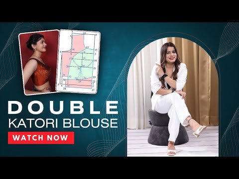 ✂️ Double Katori Blouse Cutting 👗 Highlights हिंदी में | Talentedrituinsan