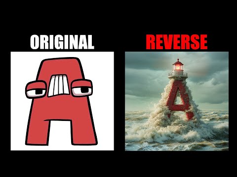 Revese Alphabet Lore But in Lighthouse (A-Z..) | Alphabet Lore Meme Animation - TDC Lore