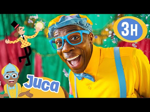 Juca Aprende a Dançar na Escola de Samba! | 3 HORAS DO JUCA BRASIL | Vídeos Educativos para Crianças