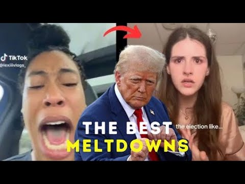 Celebrities and idiots losing it after Trump victory compilation