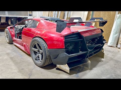 Reviving the Cheapest Lamborghini Murcielago Ever - Rear Diffuser And Tail Lights