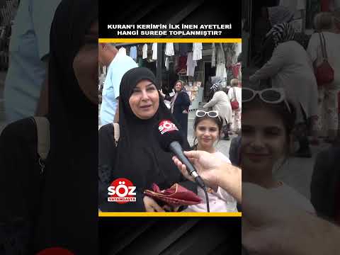Kuran'ı Kerim'in İlk İnen Ayetleri Hangi Surede Toplanmıştır?
