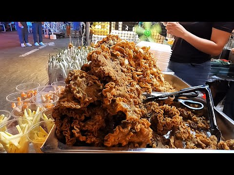 Filipino Street Food BBQ , Sizzling Sisig | Greenhills Night MARKET