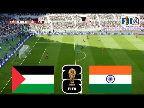 PES - PALESTINE VS INDIA - FIFA World Cup 2026 USA - Full Match All Goals - Gameplay PC