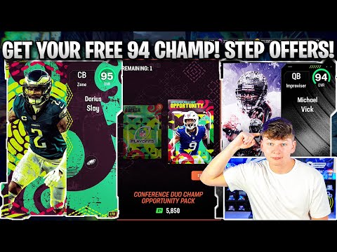 GET YOUR FREE 94 OVERALL CHAMPION! ALL PLAYOFFS PART 3 STEP OFFERS!