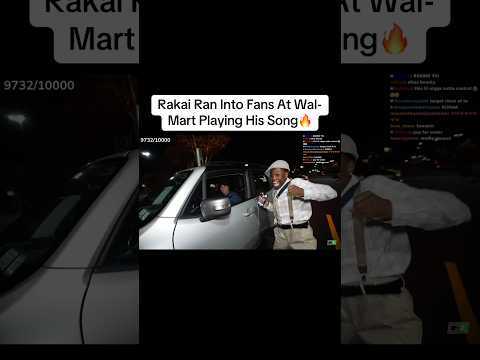 Rakai Ran Into Fans At Wal-Mart Playing His Song 🔥