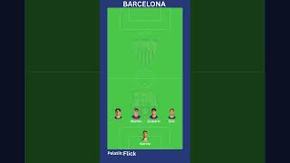 Prediksi susunan pemain : Sevilla lawan Barcelona | Pekan ke 7 | Starting Squad XI