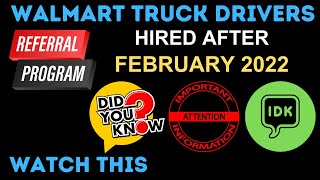 D4W How To Earn Walmart Driver Referral Bonuses