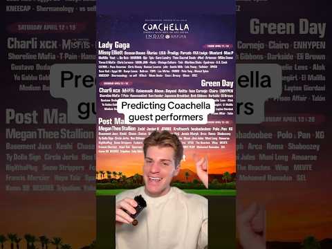 Predicting Coachella guest performers 👀