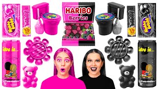 Black vs Pink Food Challenge | Epic Food Battle by TeenChallenge