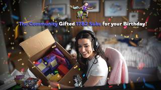 Nora gets Bombarded with Gifted Subs & Opens PO Box Birthday Gifts! 🎁